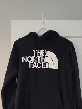 The North Face Navy Hoodie with White Logo